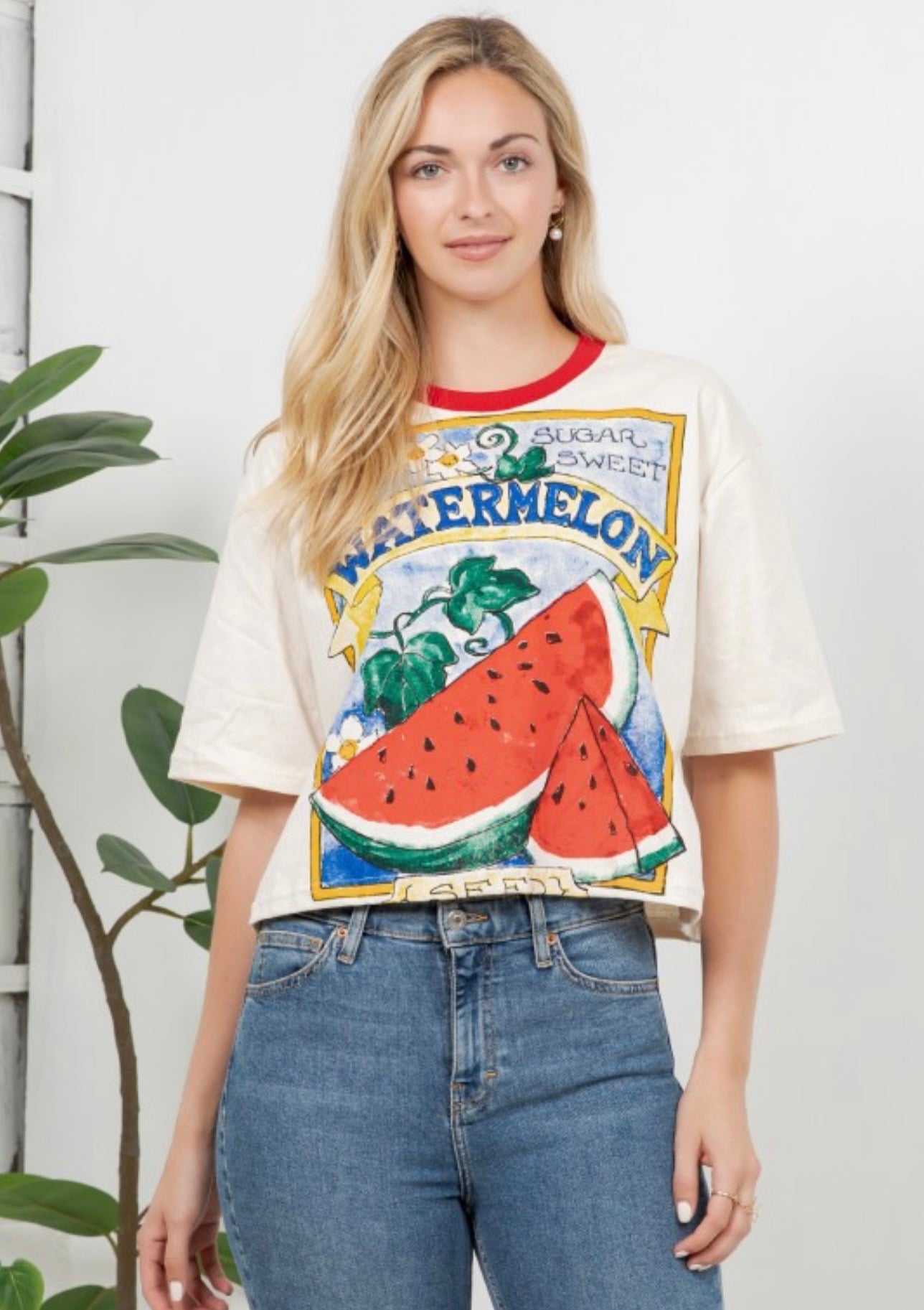 Watermelon Crop Top