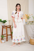 Flower Market Embroidered Set