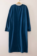 Relaxed Oversized Dress TEAL