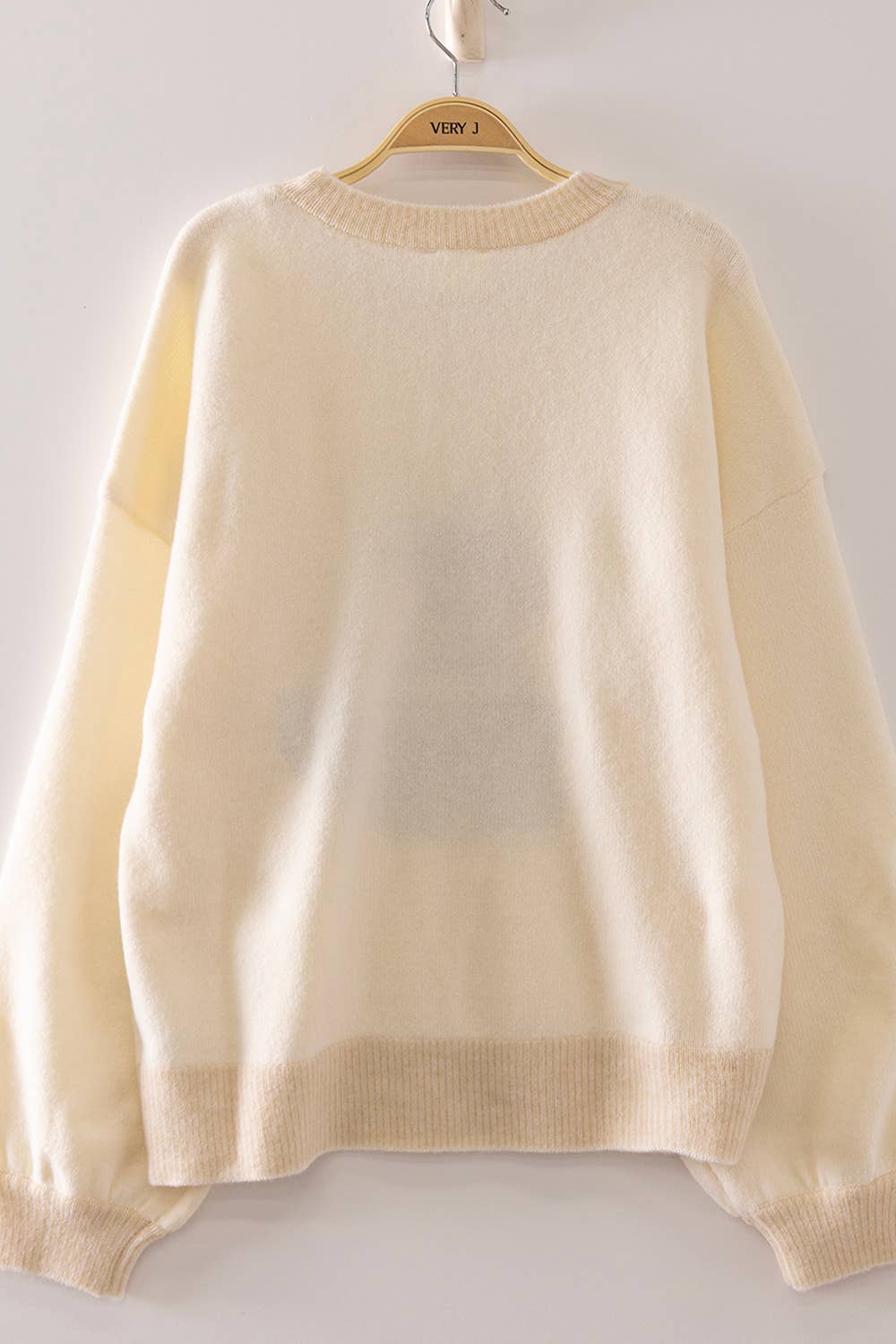 Dog Knit Sweater: IVORY