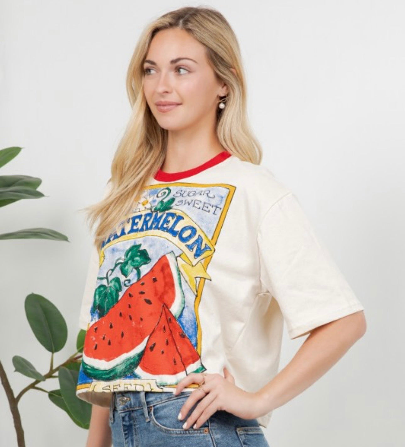 Watermelon Crop Top