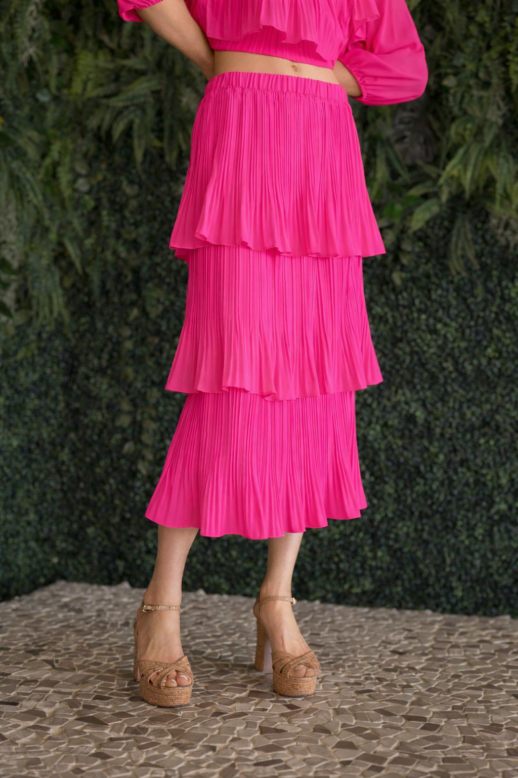 Pink Paradise Ruffle Set