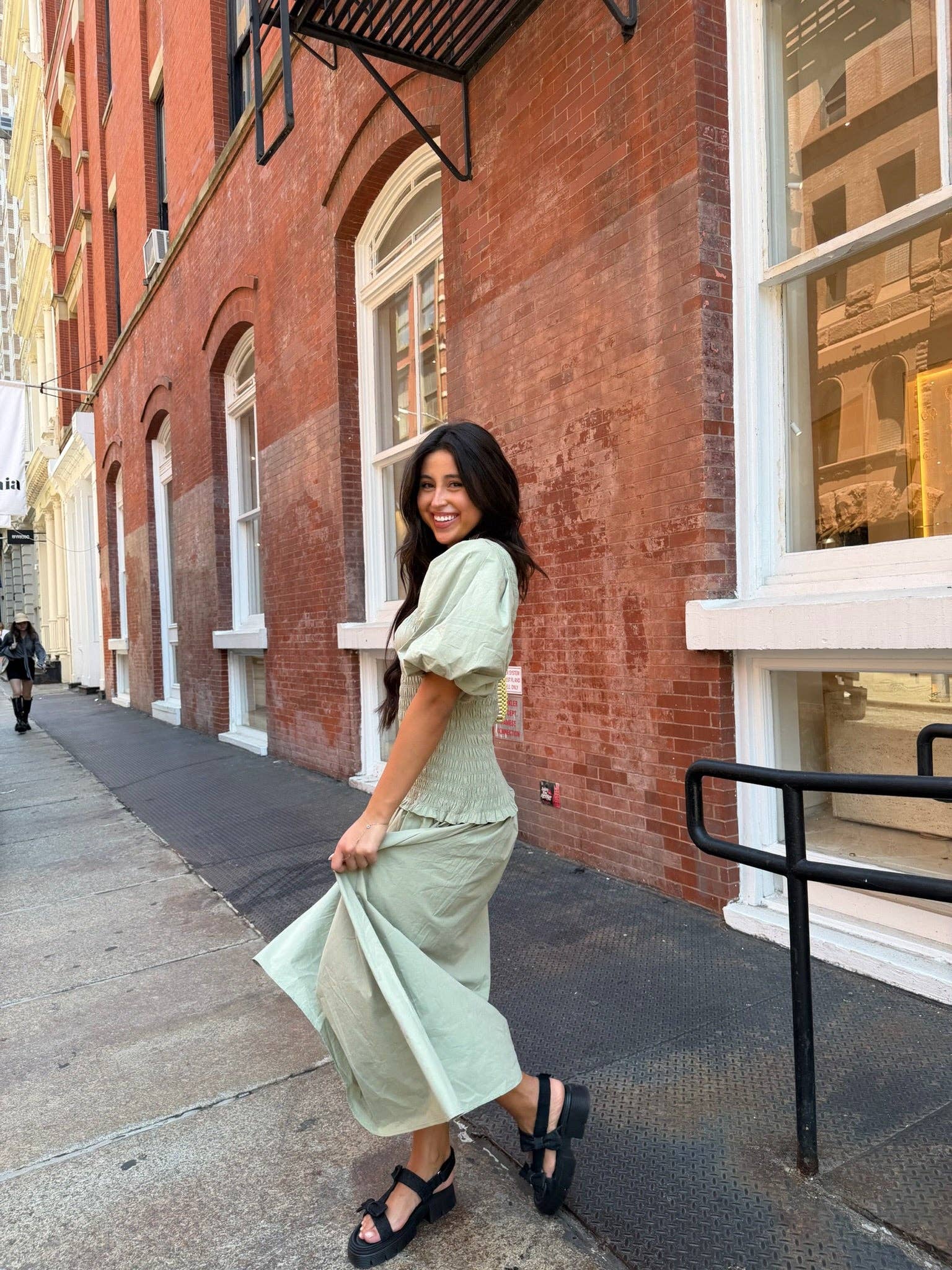 PRE ORDER Estella Dress Soft Matcha Color (ETA 8/5)
