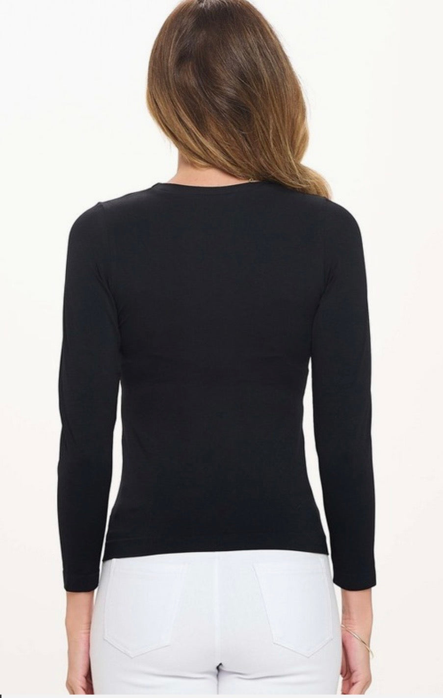 The black essential layering top
