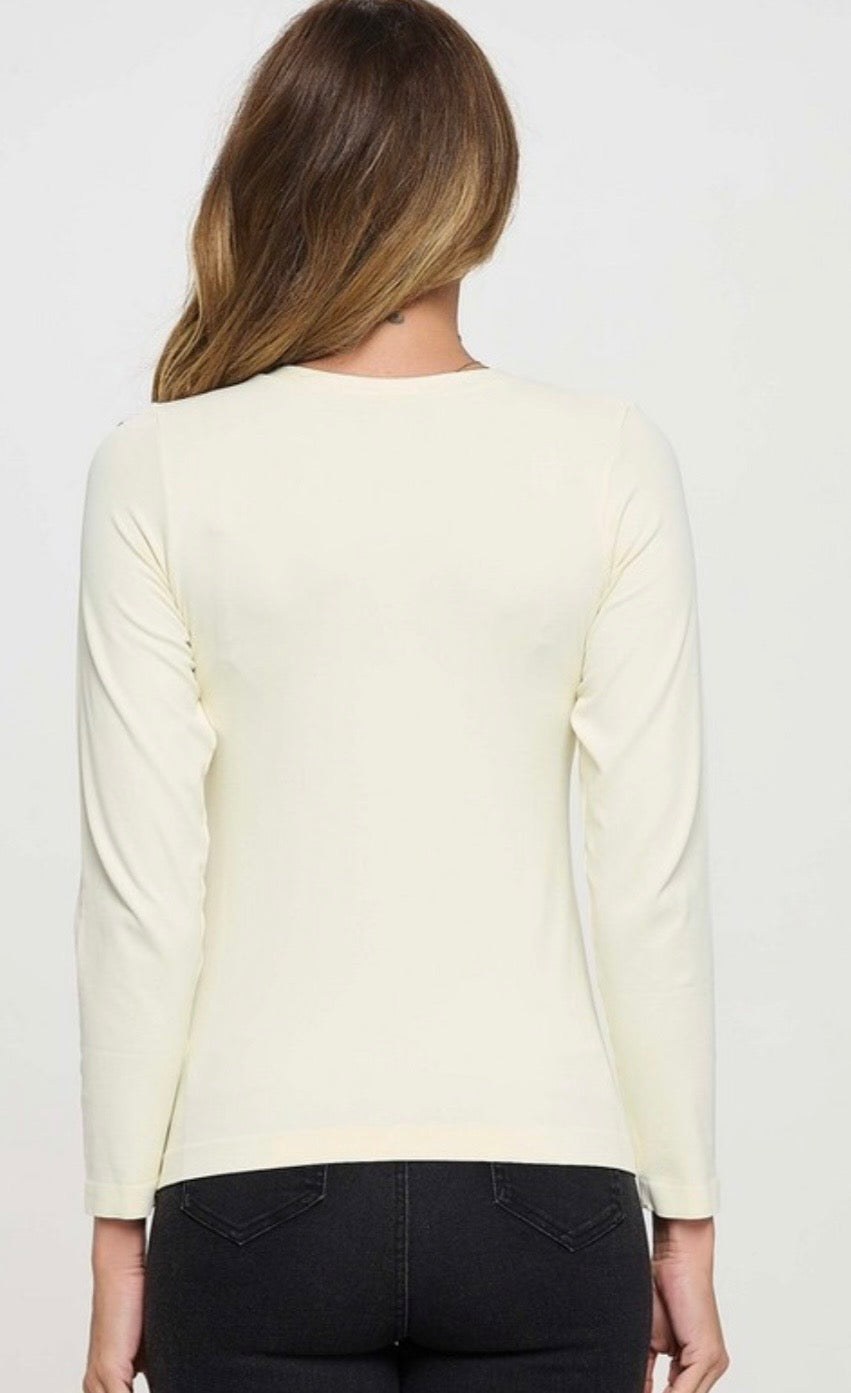 The ivory essential layering top