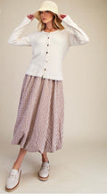 Harvest Check Bubble Skirt