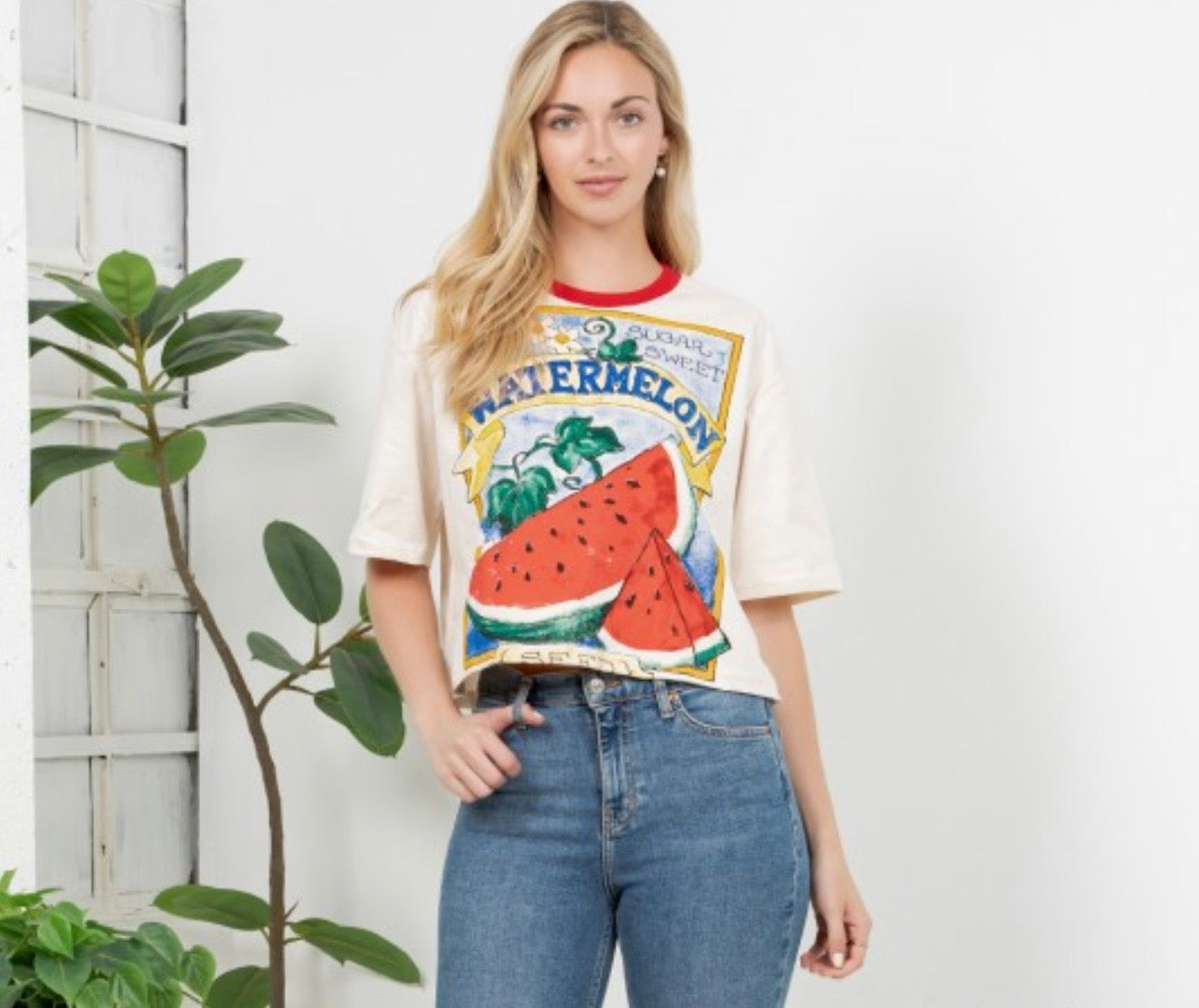 Watermelon Crop Top