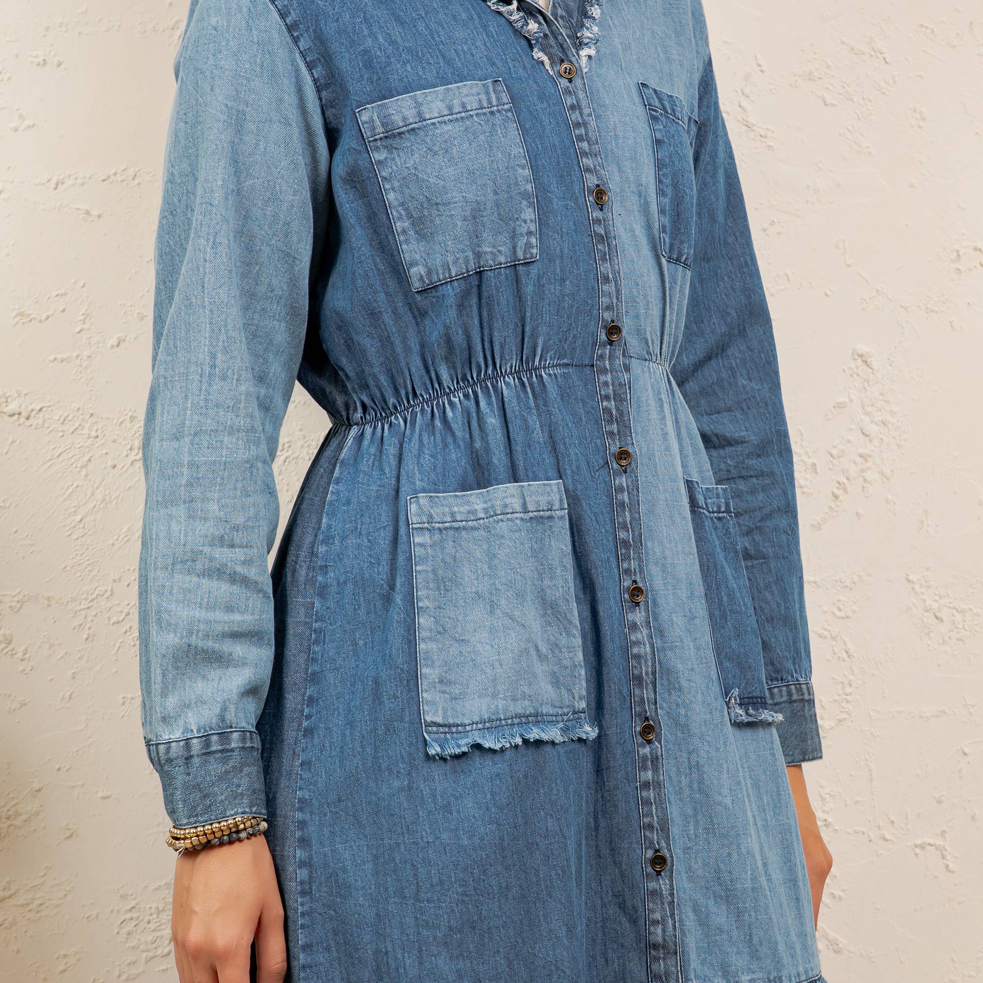 Vintage Bohemian Tiered Midi Dress - Boho Eyelet NEW: GRAVEL / REGULAR (S-M-L-XL 2-2-2-1)