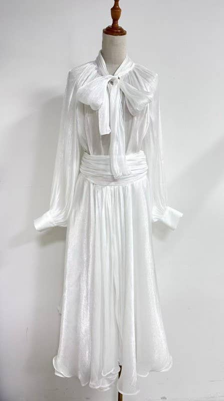 Elegant Coordinated Outfit White