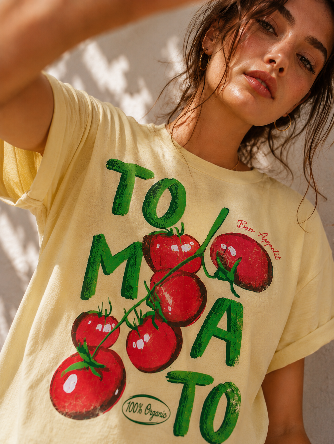 Organic Tomato Yellow T-Shirt
