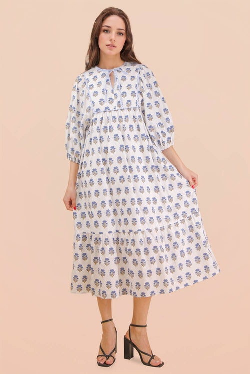 Bluebell Bloom Midi Dress