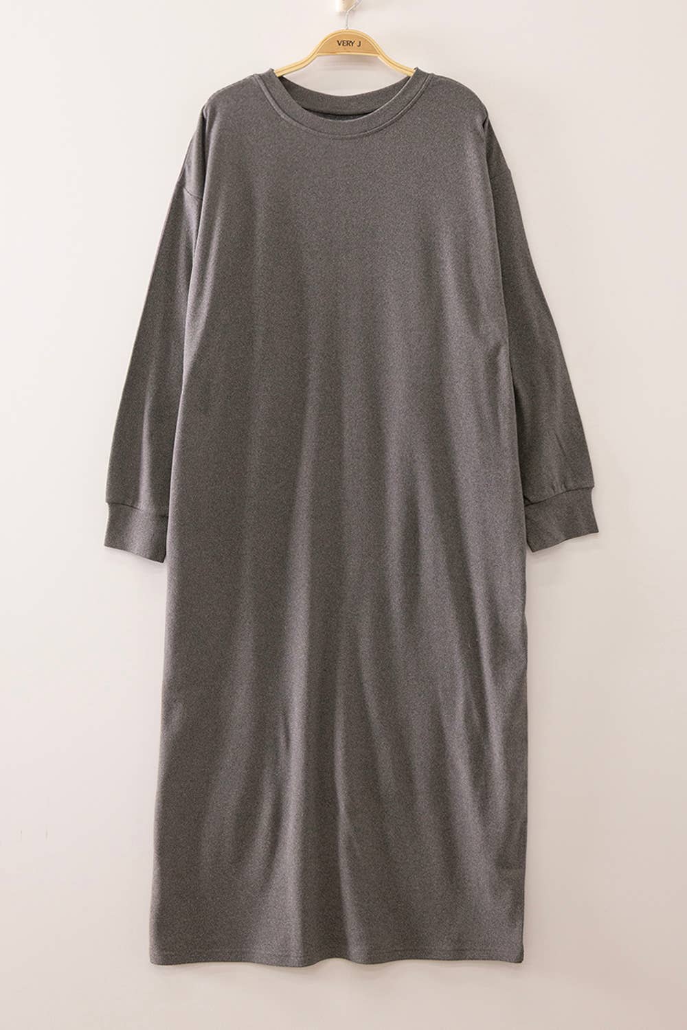 Relaxed Oversized Dress CHARCOAL