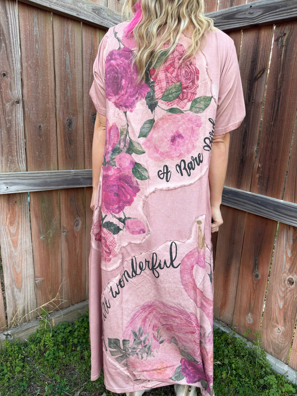 PRE ORDER Pink Flamingo T-shirt Dress (ETA 8/8)