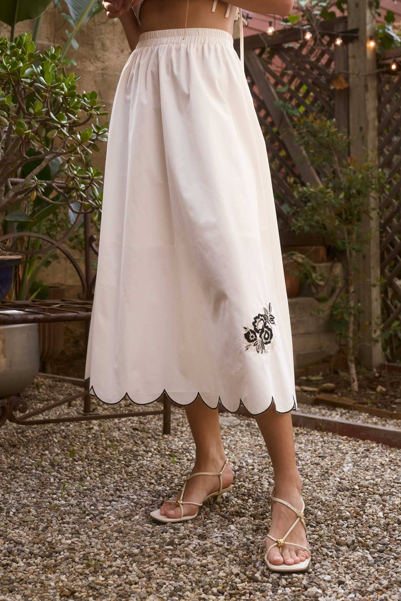 The Charlotte Embroidered Two-Piece Set
